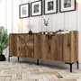 Hanah Home Venedik Consola Nogal